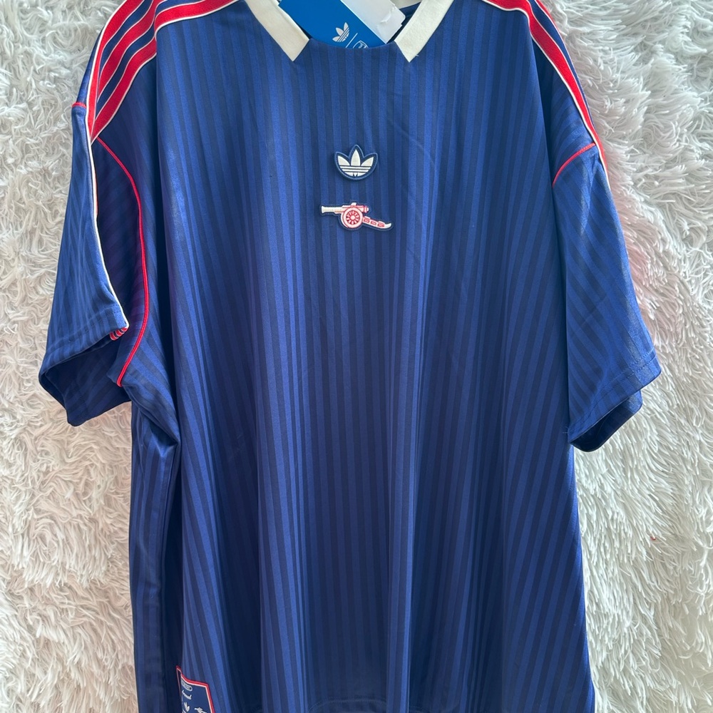 Arsenal adidas Originals Terrace Icons Collection Fashion Jersey - Navy